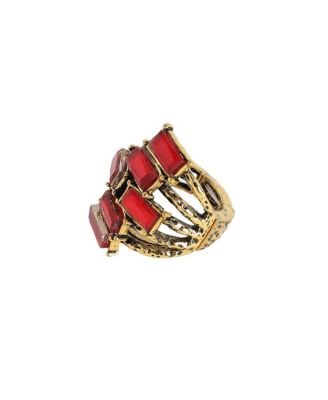 Stacked Stone Cocktail Ring