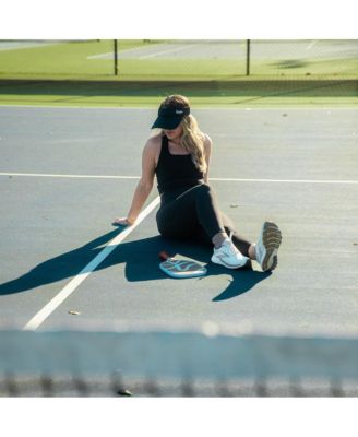 Women's Adjustable Band Sport Visor - Black