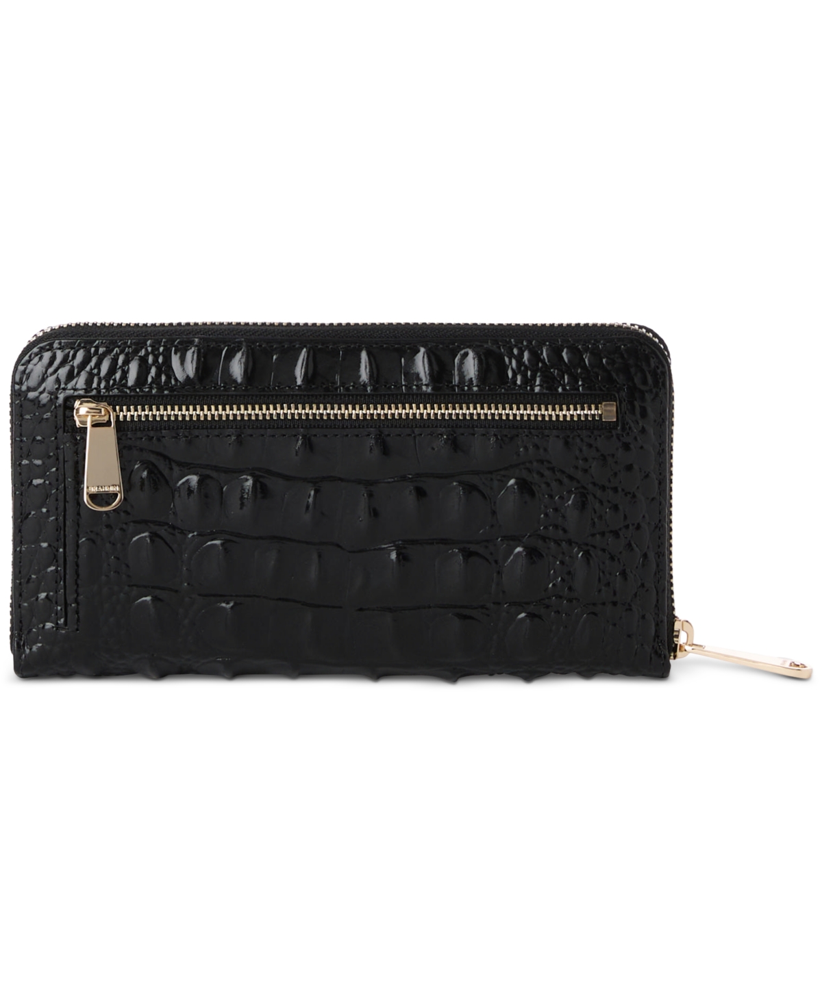 Brahmin Suri Melbourne Leather Zip-around Wallet In Black