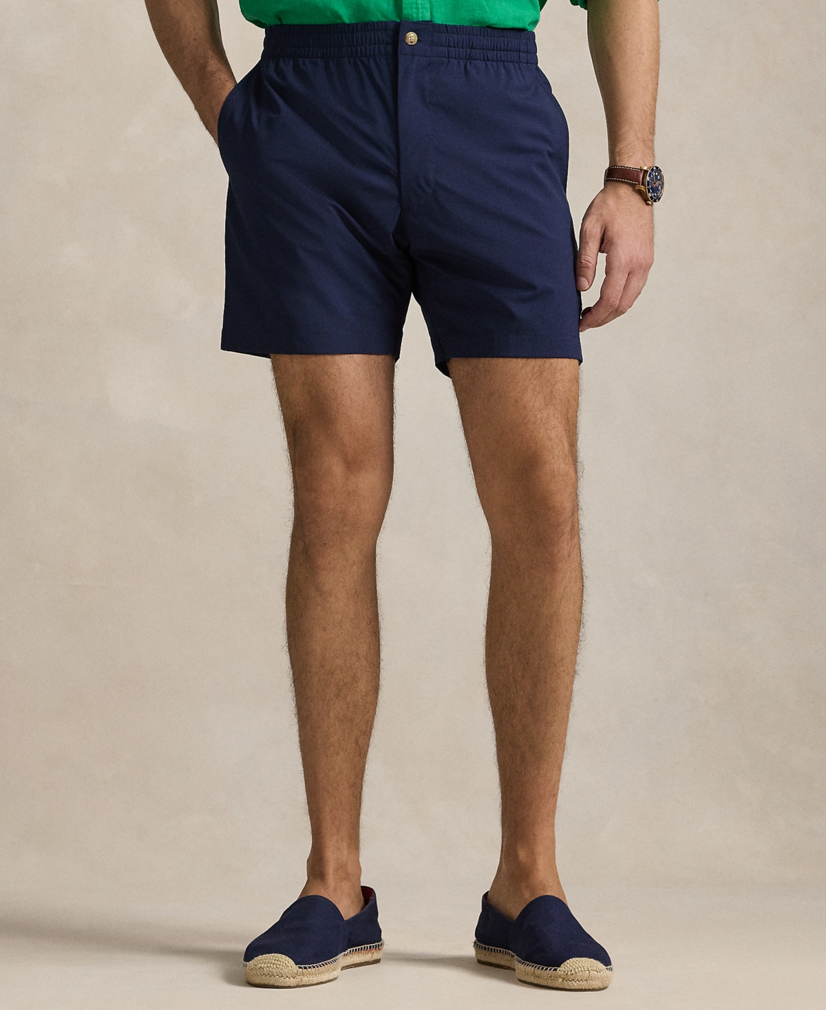 Polo Ralph Lauren Men's 6" Polo Prepster Swim Trunks In Navy