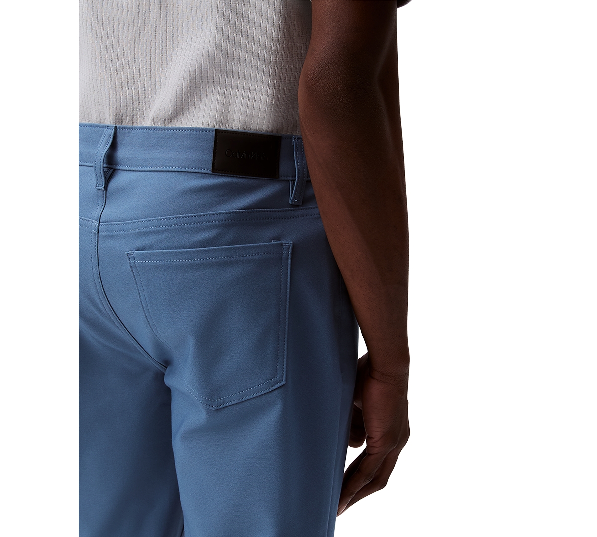 Calvin Klein Men's Ck Move 365 Slim-fit Performance Stretch Pants In Bluefin