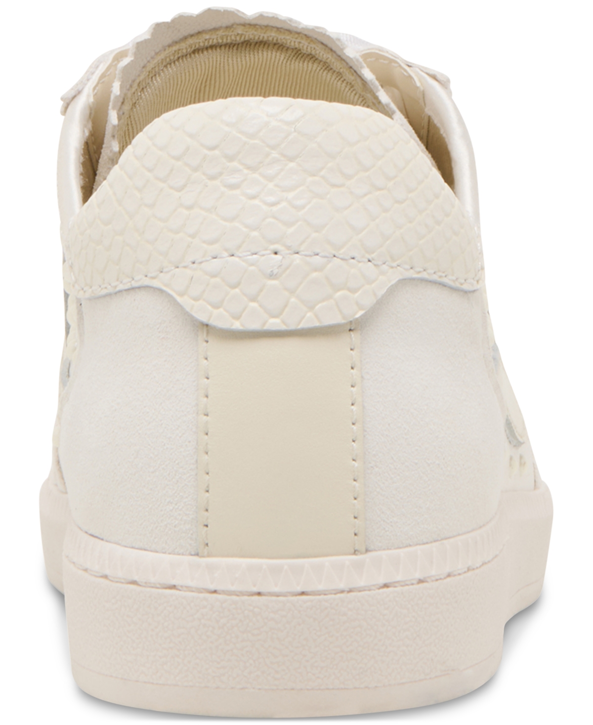 Dolce Vita Notice Sneaker In Off White Satin