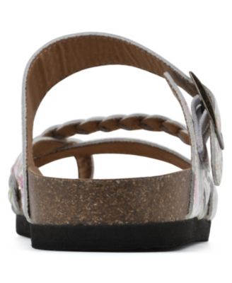 Women's Hazy Round Toe Flat Sandals