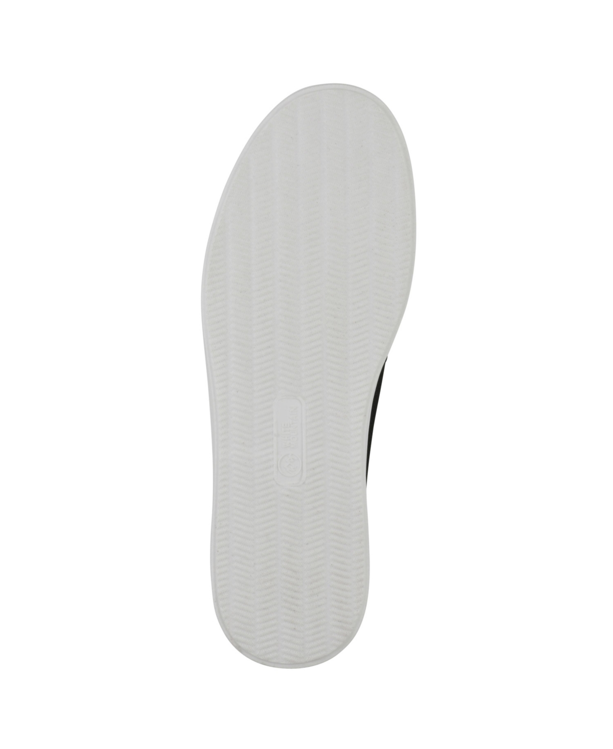 White Mountain Upbring Slip On Sneakers In Black Fabric