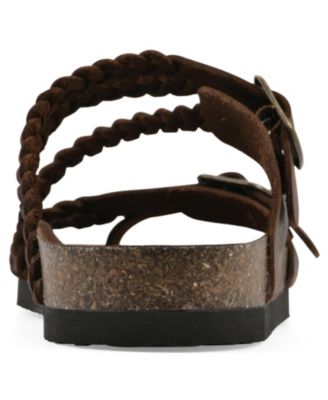 Women's Haziest Round Toe Flat Sandals