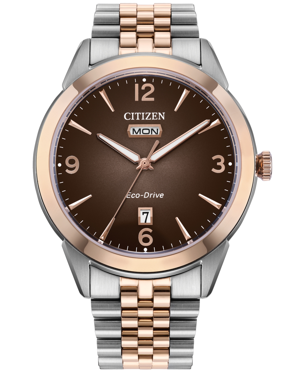 Citizen Men's Classic Rolan Two-tone Stainless Steel Bracelet Watch 40.5mm In Two-tone