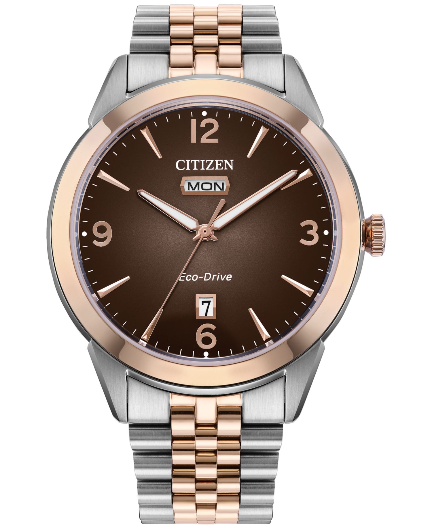Men's Classic Rolan Two-Tone Stainless Steel Bracelet Watch 40.5mm