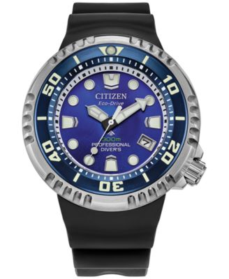Citizen - Men's Promaster Dive Black BENEBiOL™ PU Strap Watch 46mm