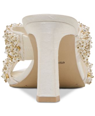 Women's Gitel Rhinestone Crossband Dress Sandals