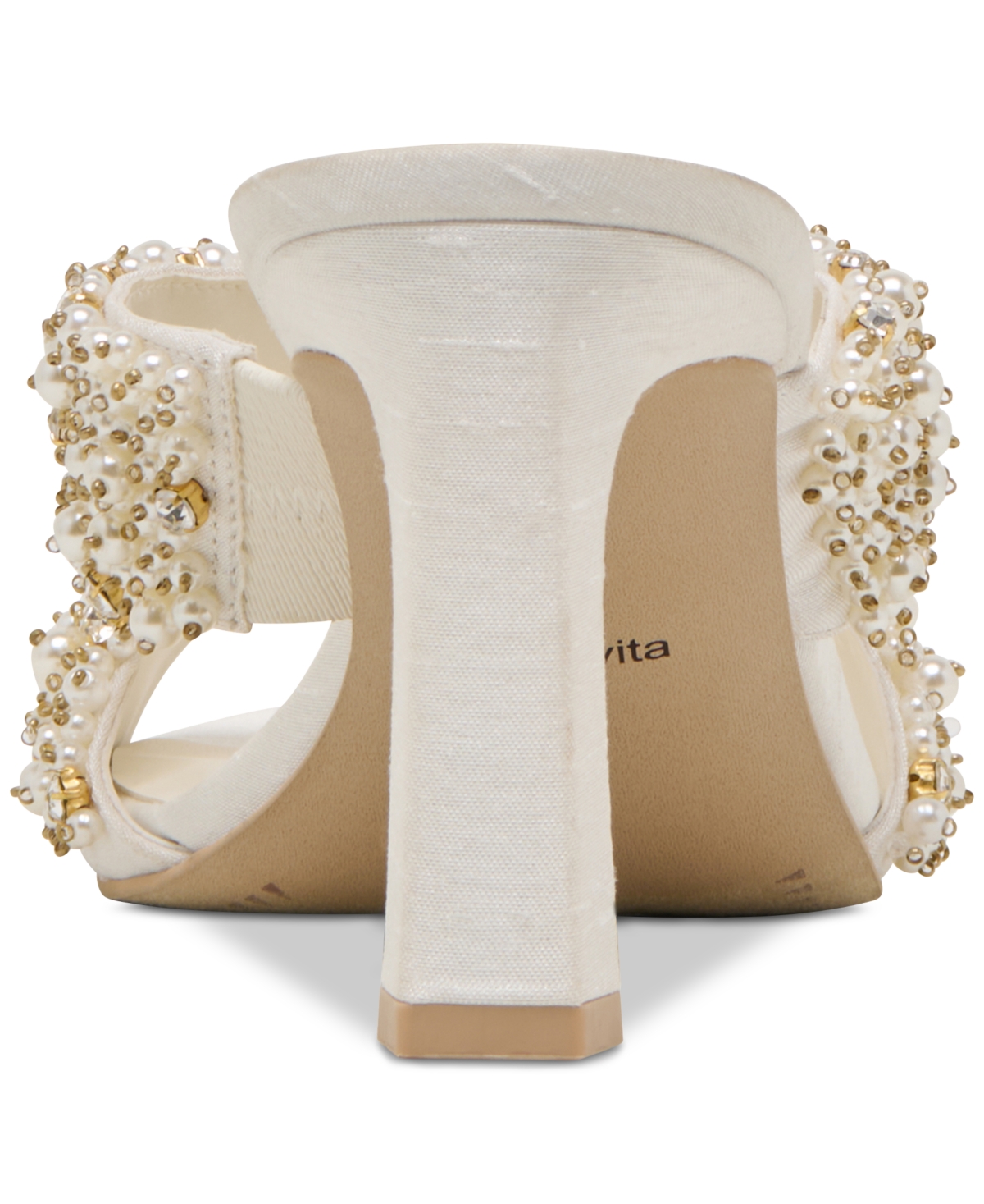 Dolce Vita Gitel Rhinestone Sandal In Ivory Rhinestone