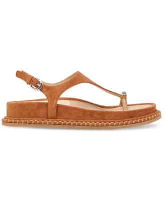 Women's Stefan Toe Ring Thong Jewelry Footbed Flat Sandals