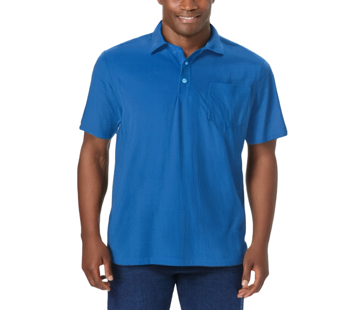Tall Shrink-Less Lightweight Polo - Coral pink