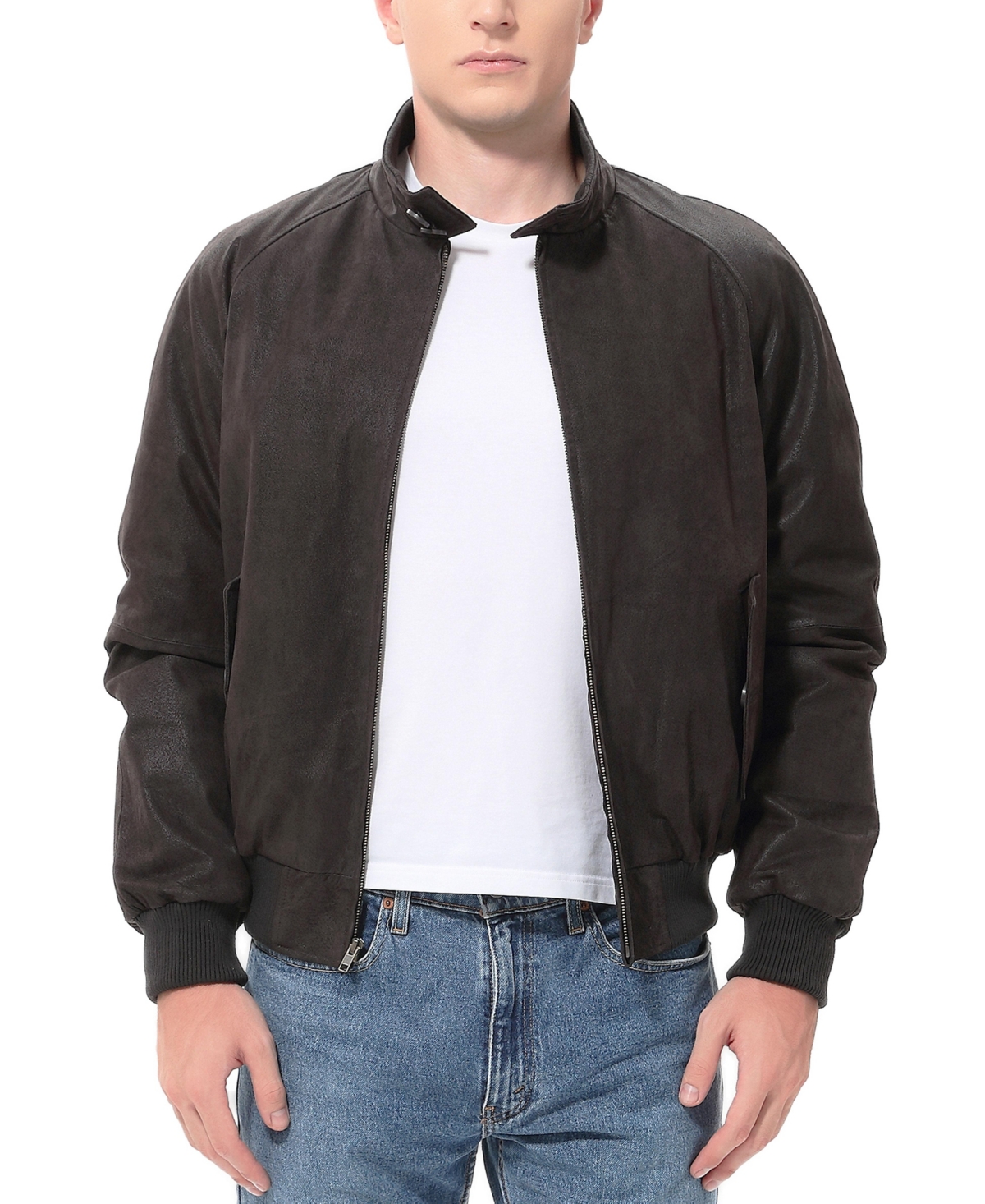 Landing Leathers Men's Men Wwii Distressed Leather Bomber Jacket