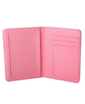 Pink Pebbled Travel Passport Holder Gift