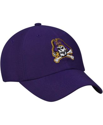 Men's Purple ECU Pirates Primary Logo Staple Adjustable Hat