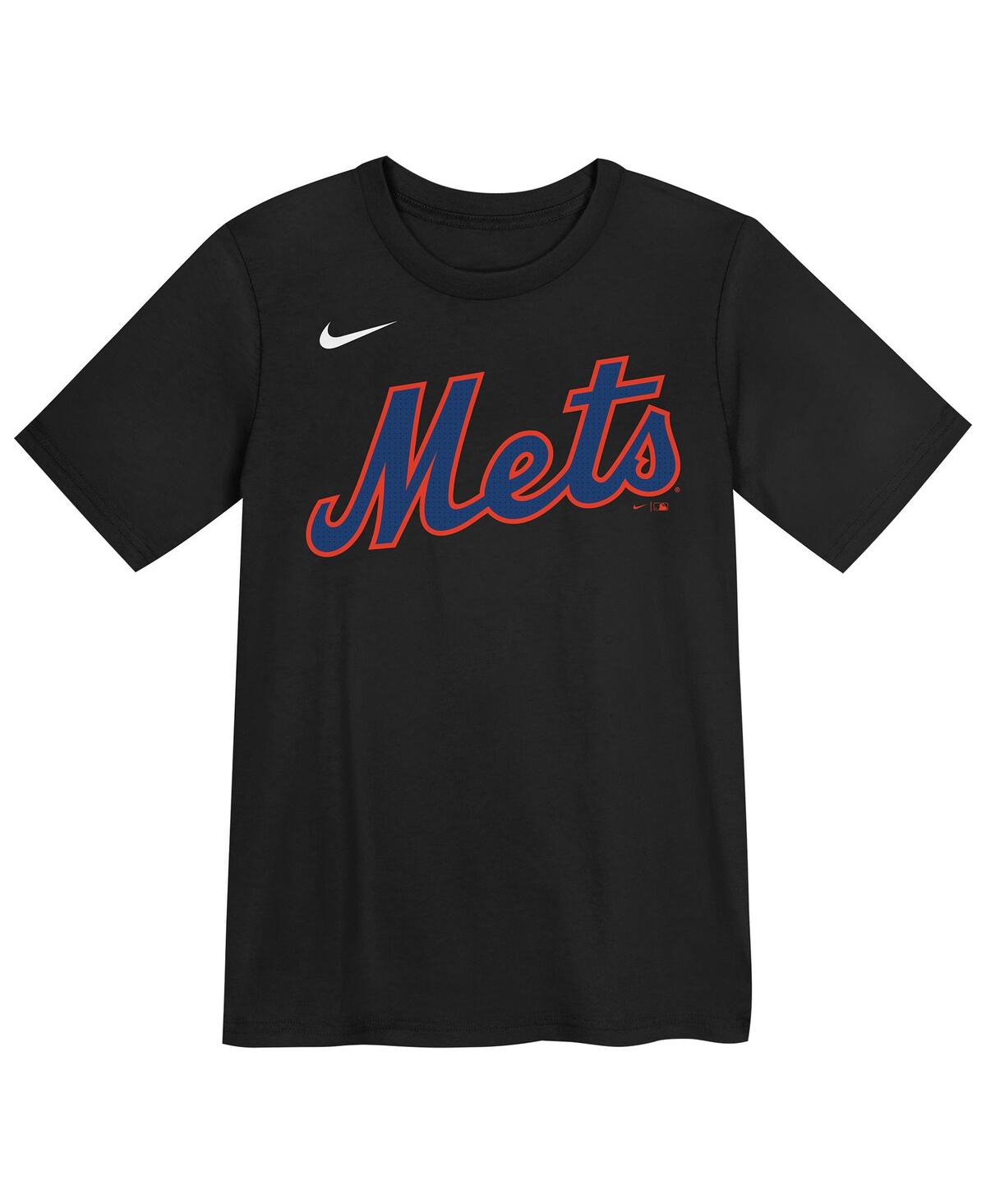 Nike Big Boys And Girls Juan Soto Black New York Mets Name Number T-shirt In Black
