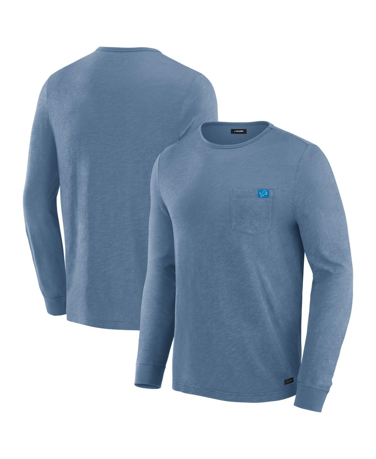 Men's Royal Detroit Lions In-The-Pocket Long Sleeve T-Shirt - Royal