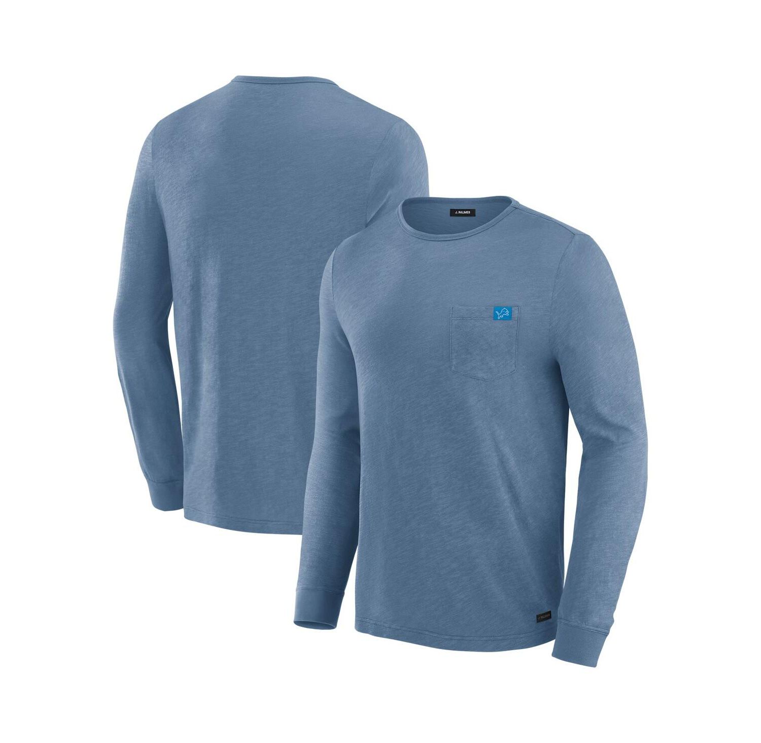 Men's Royal Detroit Lions In-The-Pocket Long Sleeve T-Shirt