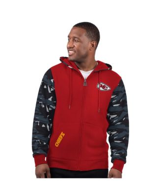 Starter - Men's Red Kansas City Chiefs Thursday Night Gridiron Full-Zip Hoodie