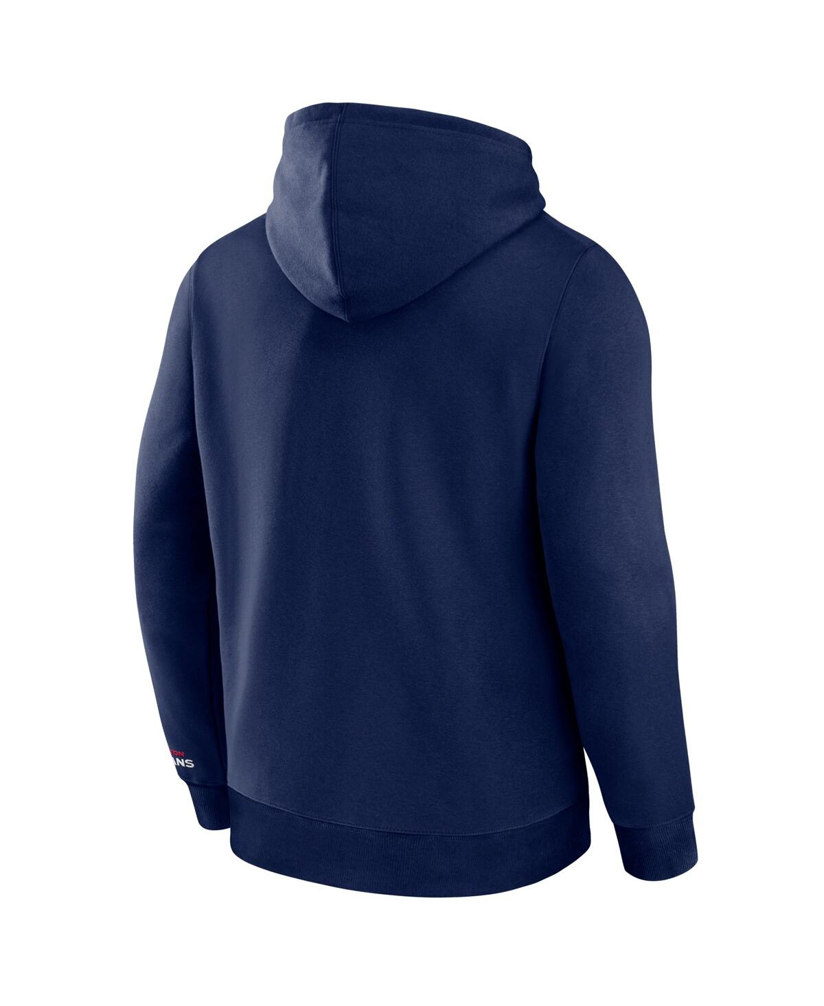 Fanatics Men's Navy Houston Texans Legacy Fleece Pullover Hoodie In Navy