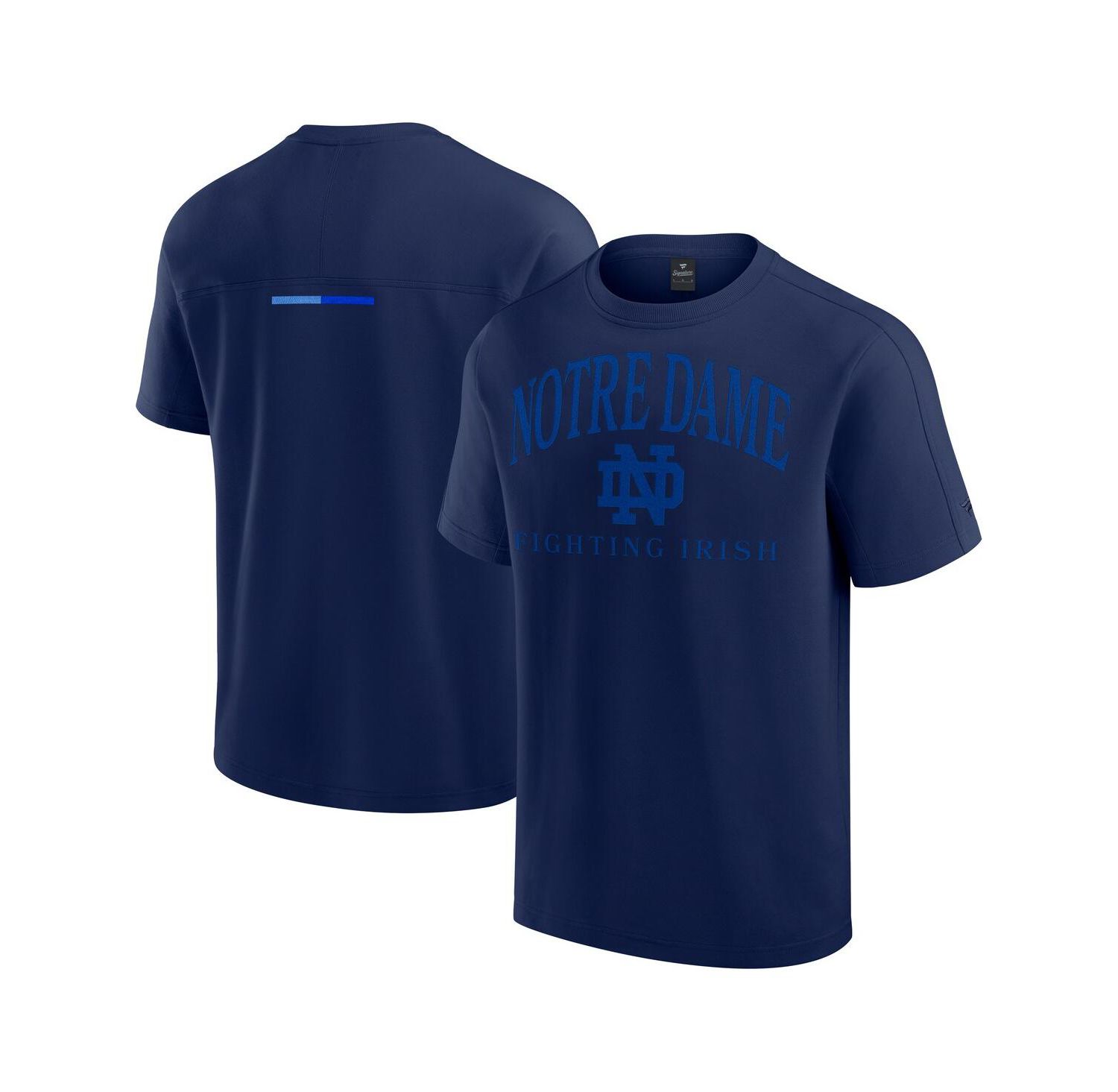 Men's Navy Notre Dame Fighting Irish Flex Tri-Blend T-Shirt