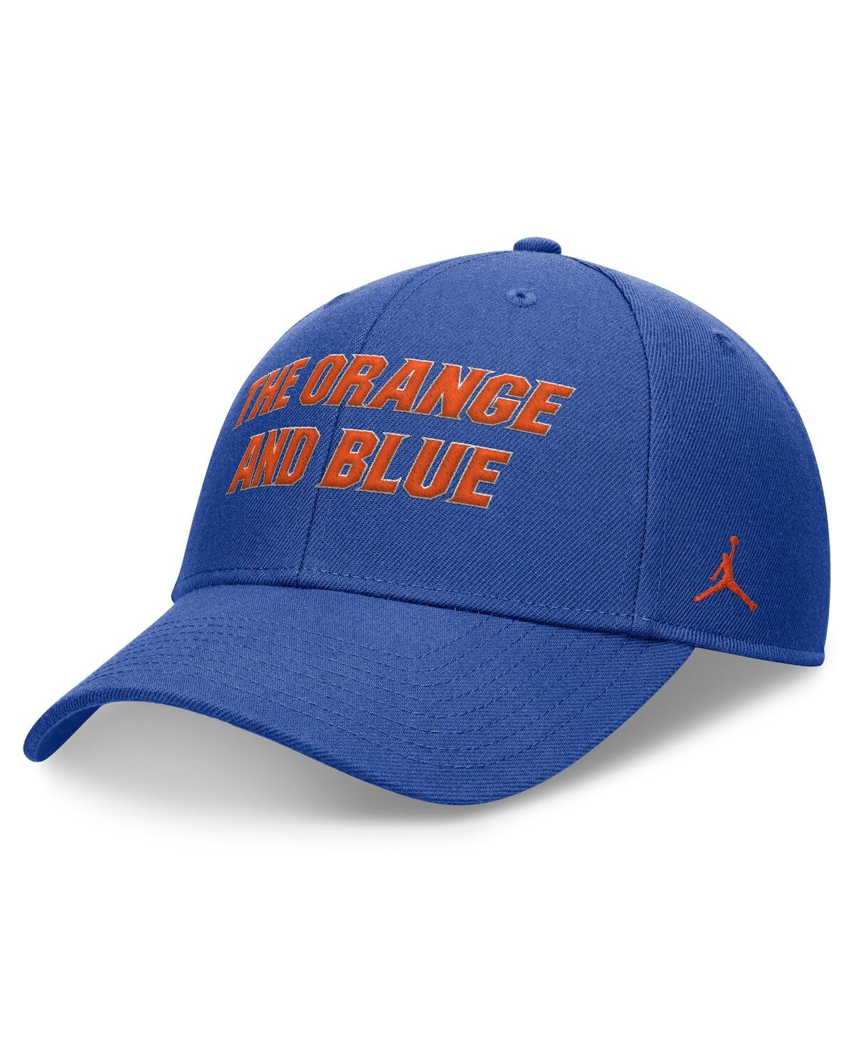 JORDAN MEN'S ROYAL FLORIDA GATORS LOCAL RISE ADJUSTABLE HAT 