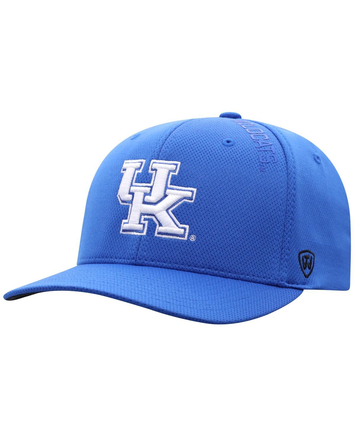 Top Of The World Men's Royalâ Kentucky Wildcats Reflex 2.0 Flex Fit Hat In Royal