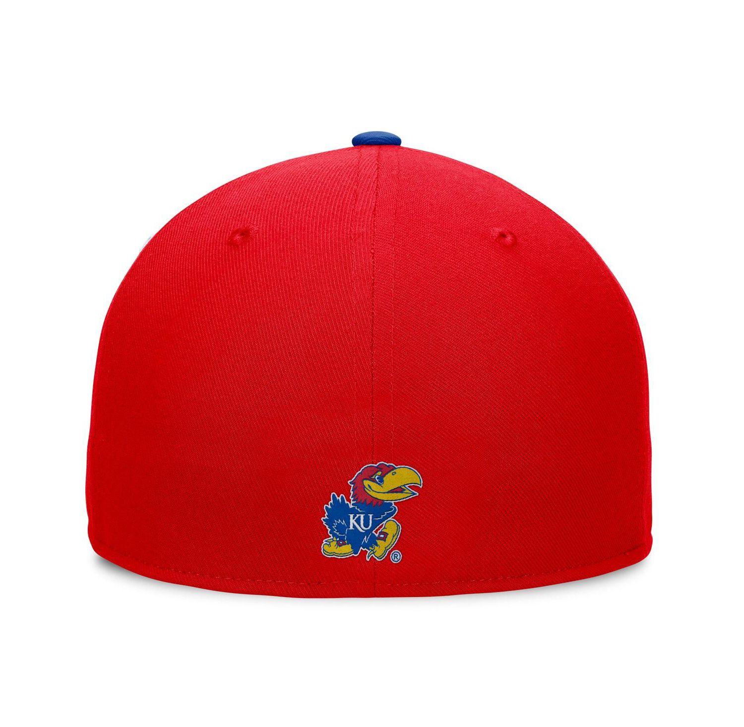 Men's White/Royal Kansas Jayhawks Tri-Tone Heritage Collector Fitted Hat
