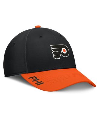Fanatics - Men's Black/Orange Philadelphia Flyers Authentic Pro Rink Flex Hat