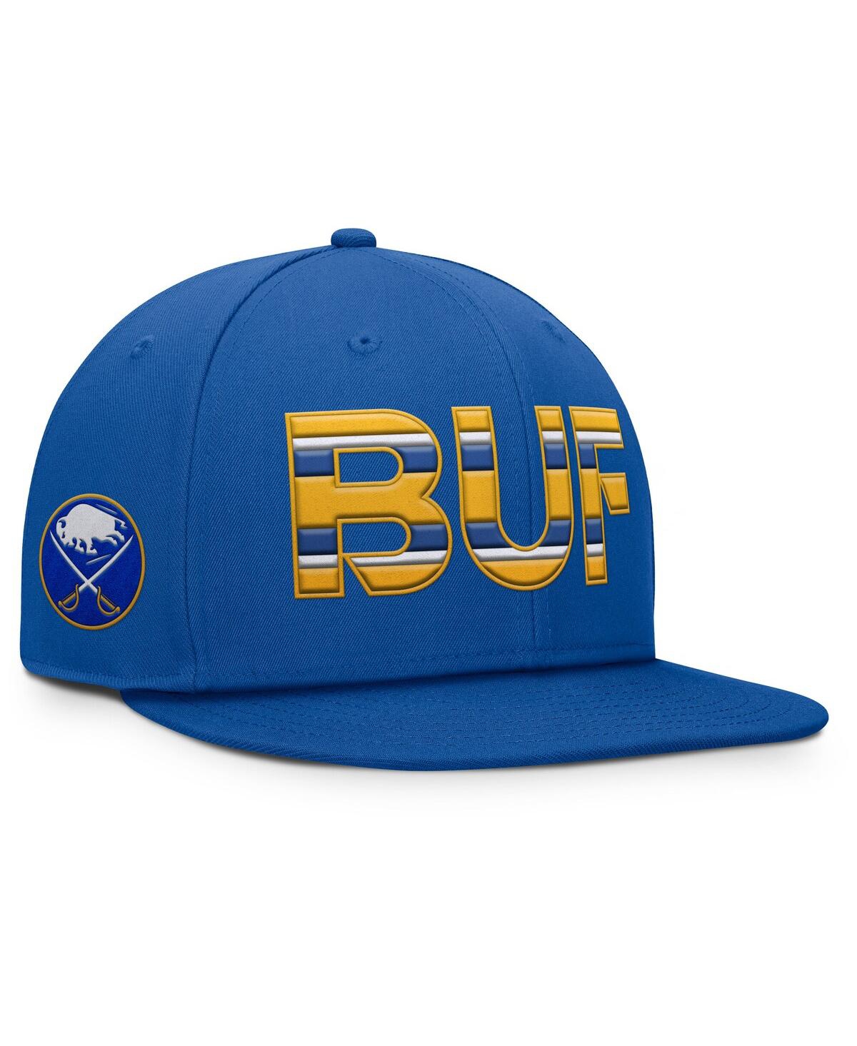Fanatics Men's Royal Buffalo Sabres Authentic Pro Rink Snapback Hat In Royal