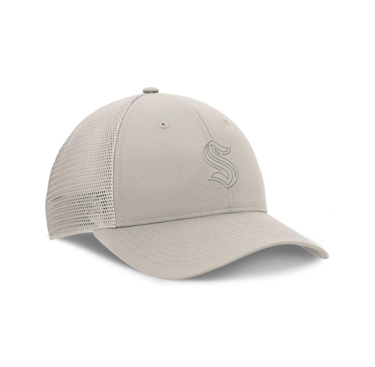 Women's Tan Seattle Kraken Authentic Pro Road Trucker Adjustable Hat