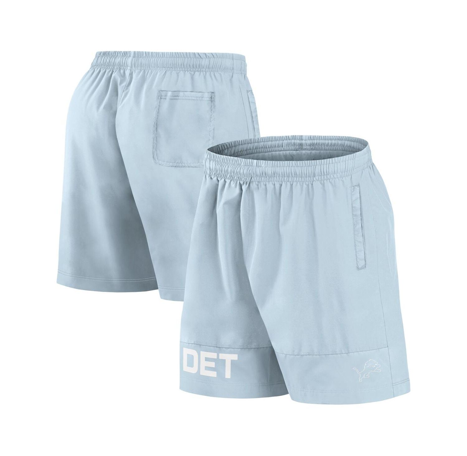 Men's Light Blue Detroit Lions Elements Shorts