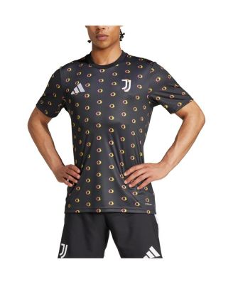 Men's Black Juventus 2024/25 Slim Fit Pre-Match Top