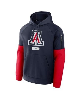Men's Navy Arizona Wildcats Fitness Performance Pullover Hoodie