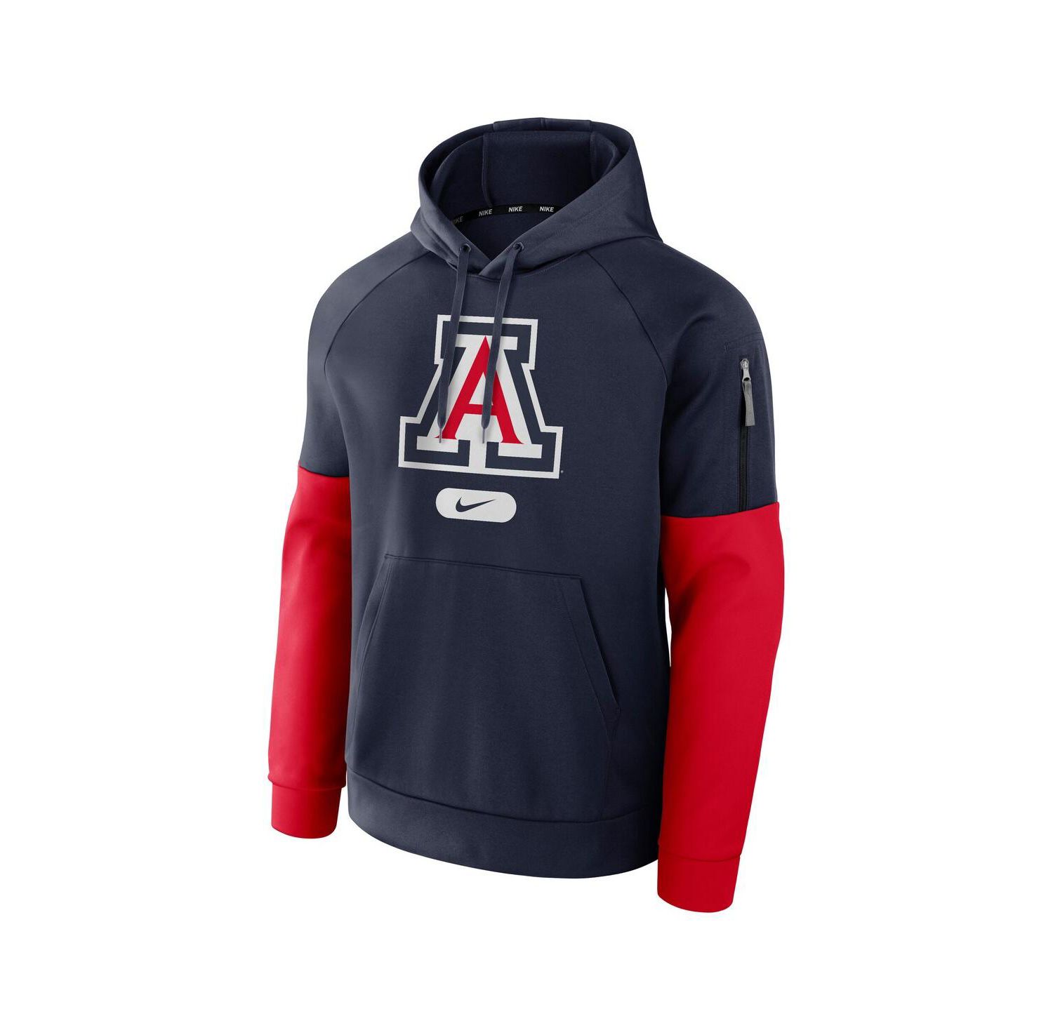 Men's Navy Arizona Wildcats Fitness Performance Pullover Hoodie