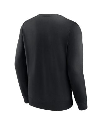 Men's Black San Francisco Giants Focus Fleece Pullover Sweatshirt