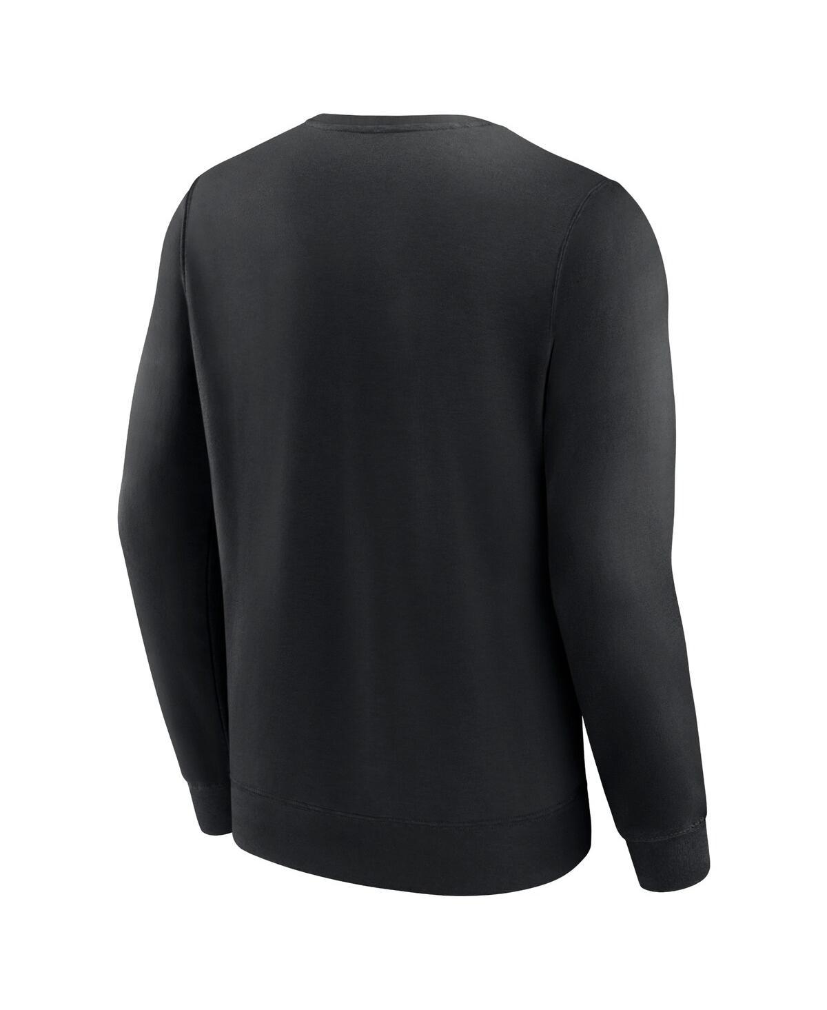 Fanatics Men's Black San Francisco Giants Focus Fleece Pullover Sweatshirt In Black