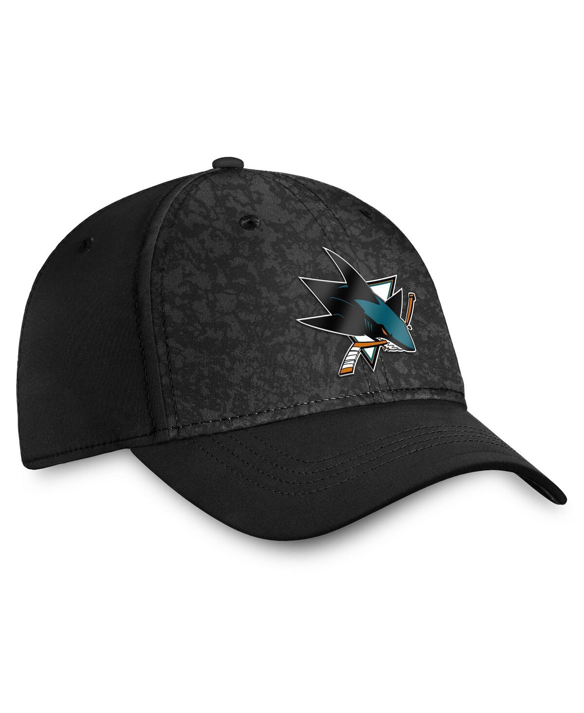 Fanatics Men's Black San Jose Sharks Authentic Pro Rink Flex Hat In Black