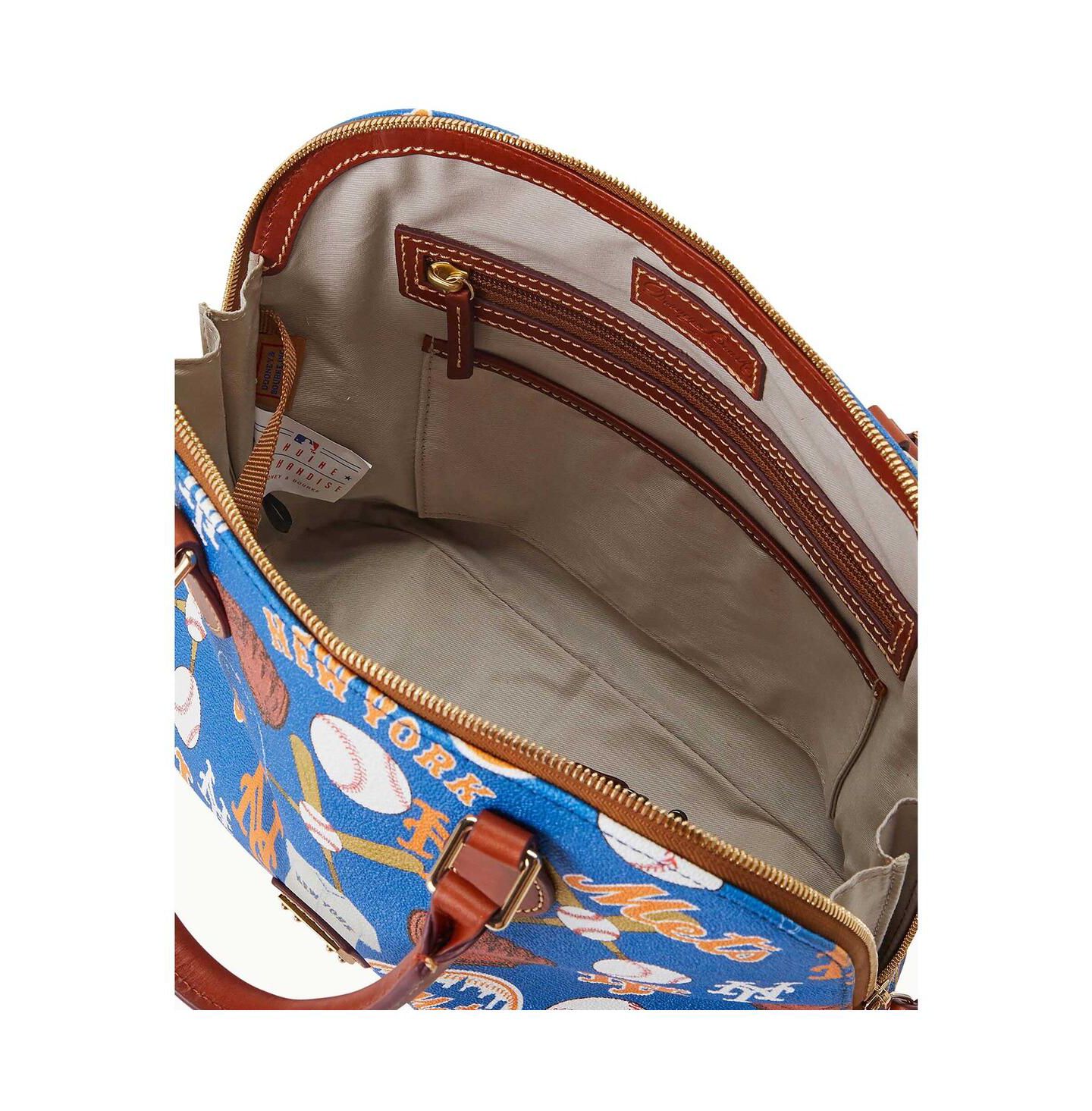 Женская сумка Dooney & Bourke New York Mets Game Day Zip Zip Satchel — фото 2
