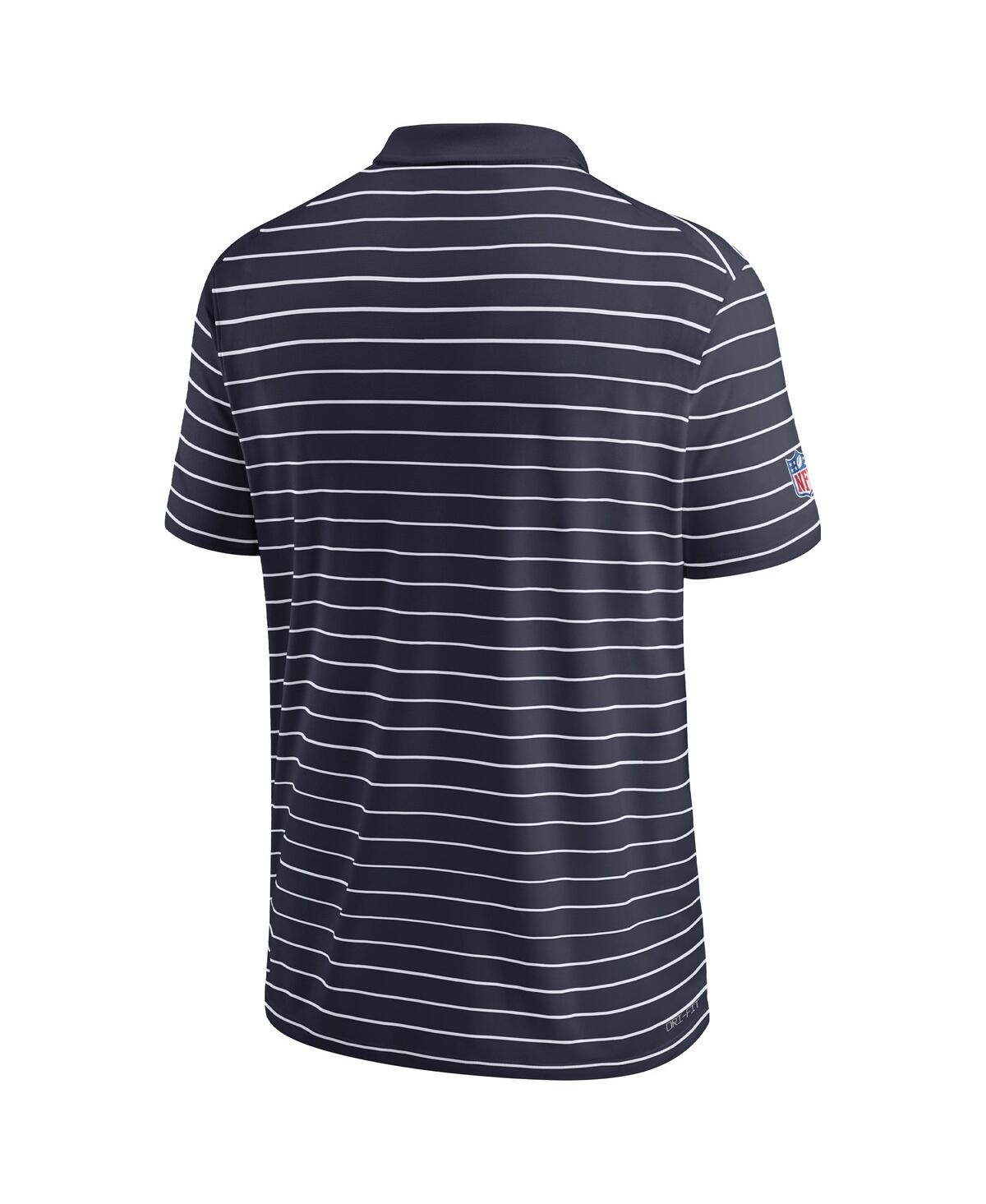 Nike Men's Navy Houston Texans Sideline Lock Up Victory Performance Polo In Navy