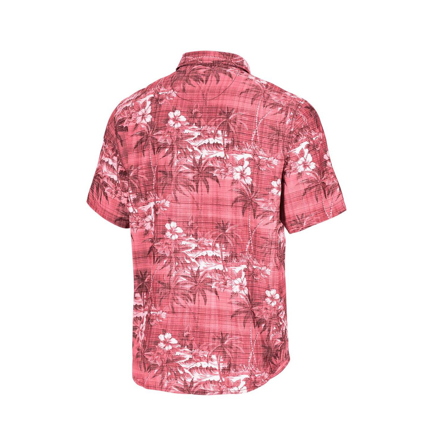 Мужская рубашка Tommy Bahama Red Kansas City Chiefs Coconut Point Isla Palmetta Camp Button-Up — фото 2