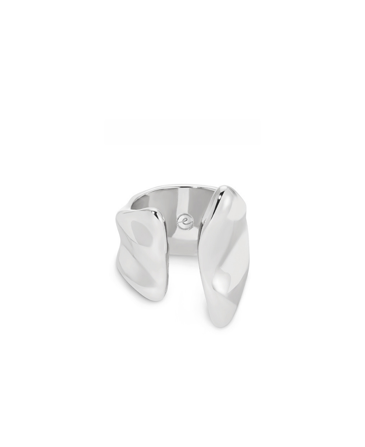 Ettika Liquid Luxe Open Ring In Silver