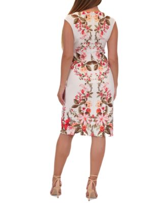 Women's Floral-Print Sheath Dress