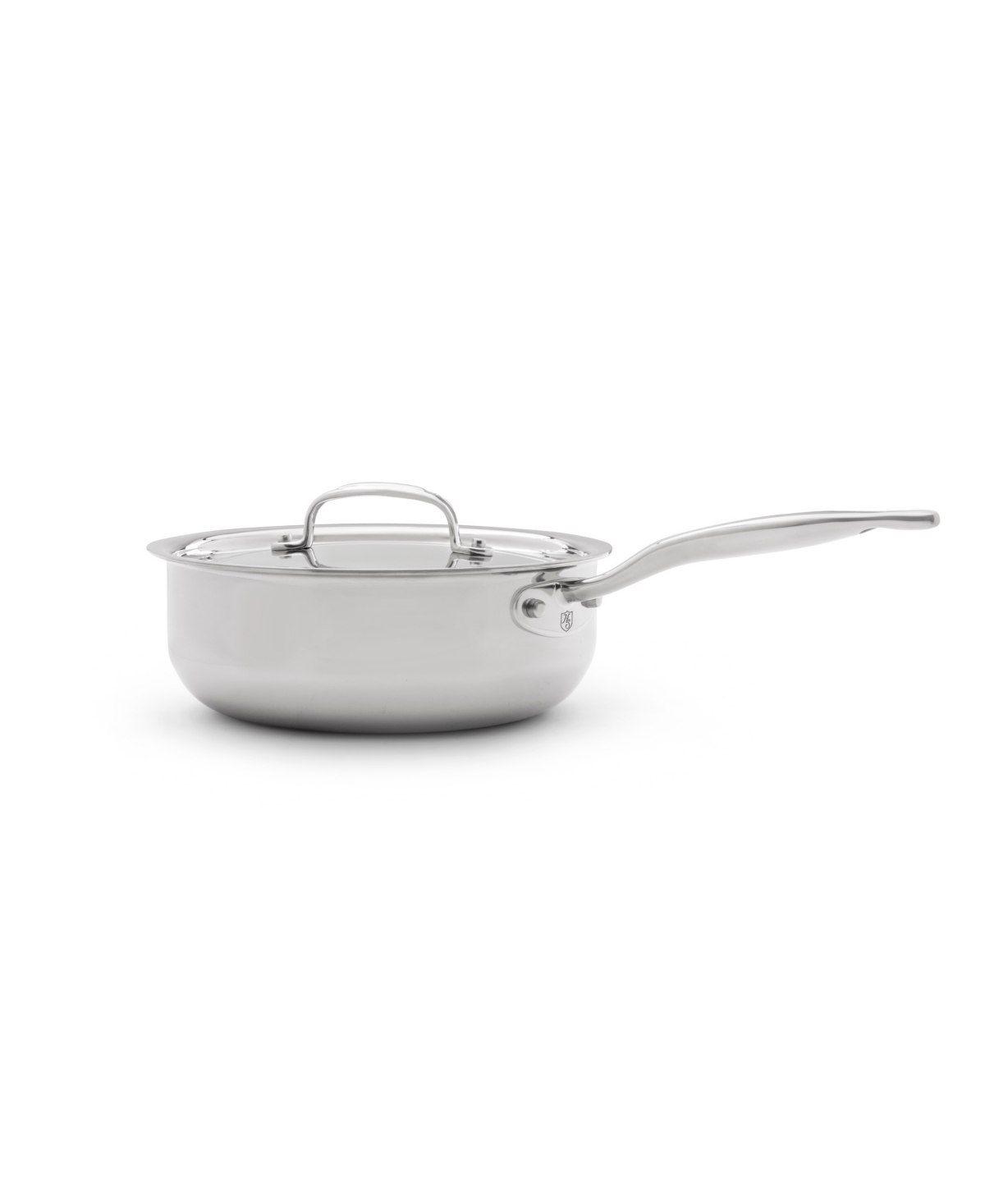 Heritage Steel Titanium Series Fully Cladded 3-quart Saucier With Lid In Stainless Steel