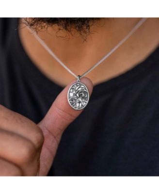 Men's Rose Amulet - Symbol of Strength and Resilience