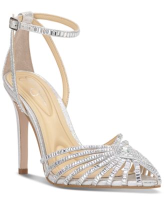 Women's Paveri Huarache Rhinestone Stiletto Pumps