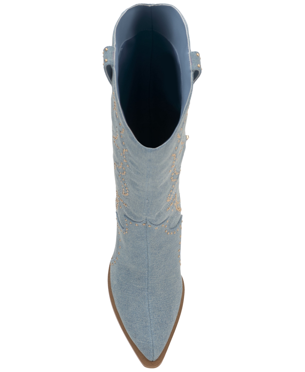 Jessica Simpson Women's Zaikes Studded Western Boots In Blue