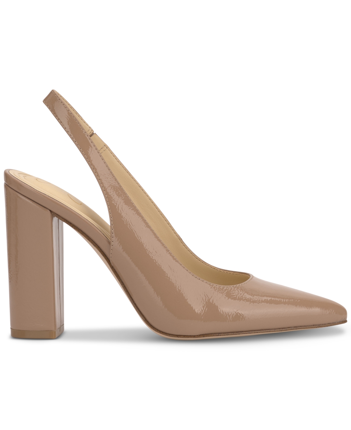 Jessica Simpson Women's Noula Pointed-toe Dress Pumps In Chai Latte Patent