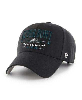 '47 Brand - Men's Black Philadelphia Eagles Super Bowl LIX MVP Adjustable Hat