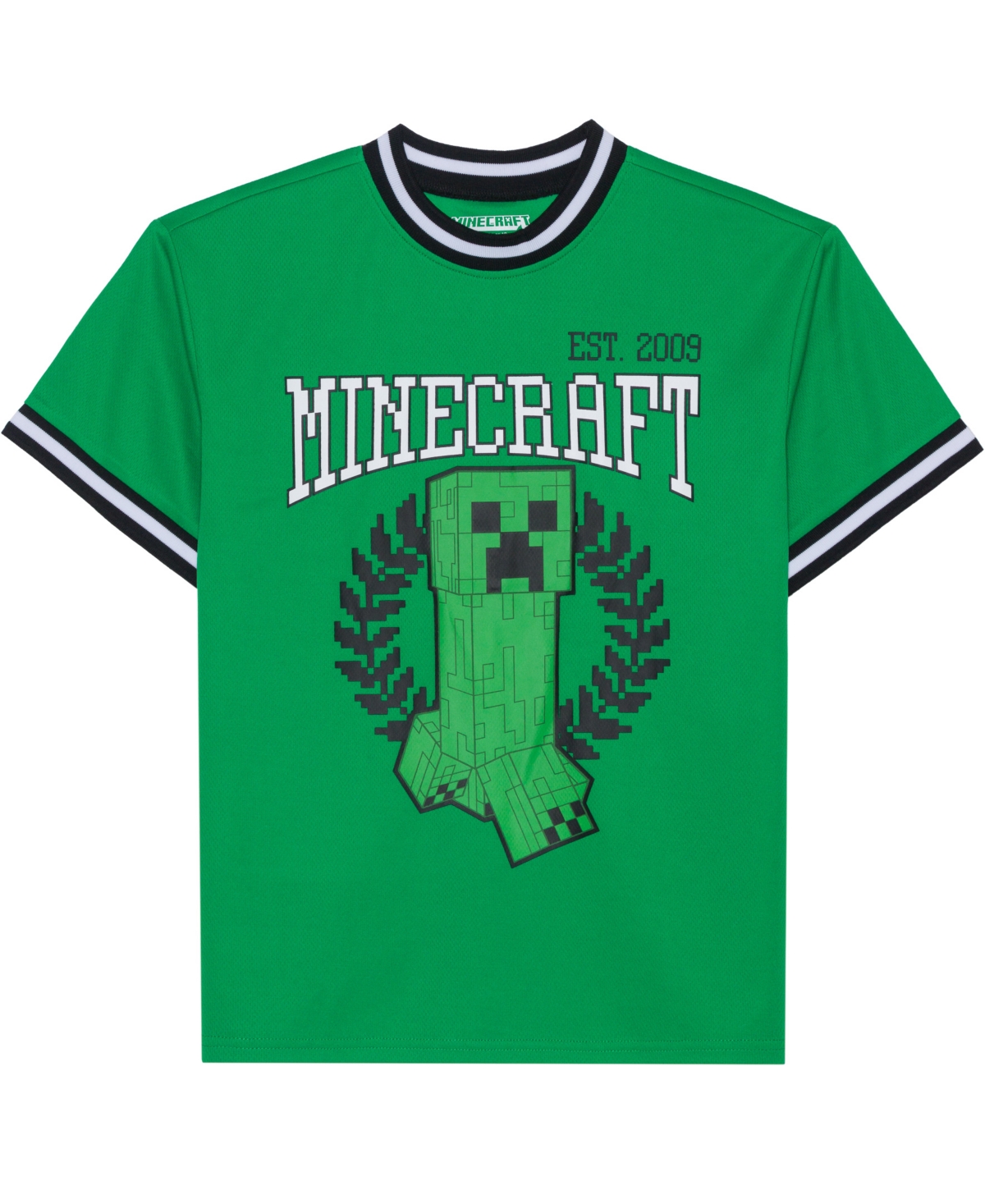 Minecraft Little & Big Boys Team Creeper Soccer Jersey Shirt In Green